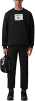 Shop Burberry SS23 Black Solid Casual Knit Straight-Leg Sweatpants. 80644321