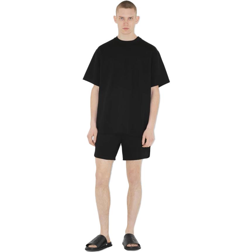Burberry SS23  Black Solid Color Crew Neck Short Sleeve T-Shirt 80700451 圖 3