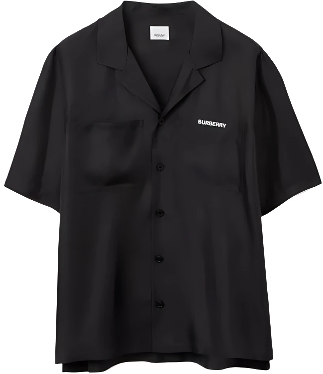 burberry-ss-23-black-solid-color-logo-print-shirt-80713801