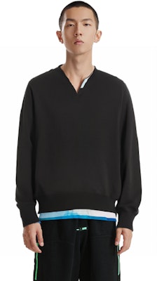 Burberry SS23 Sweater Hitam V-Leher Kasual Lengan Panjang. 38488211 Shop Burberry SS23 Sweater Hitam V-Leher Kasual Lengan Panjang. 38488211