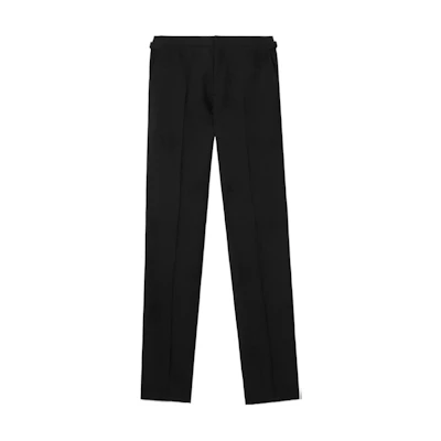 Burberry SS23 Black Tailcoat Straight-Leg Casual Trousers. 80637701