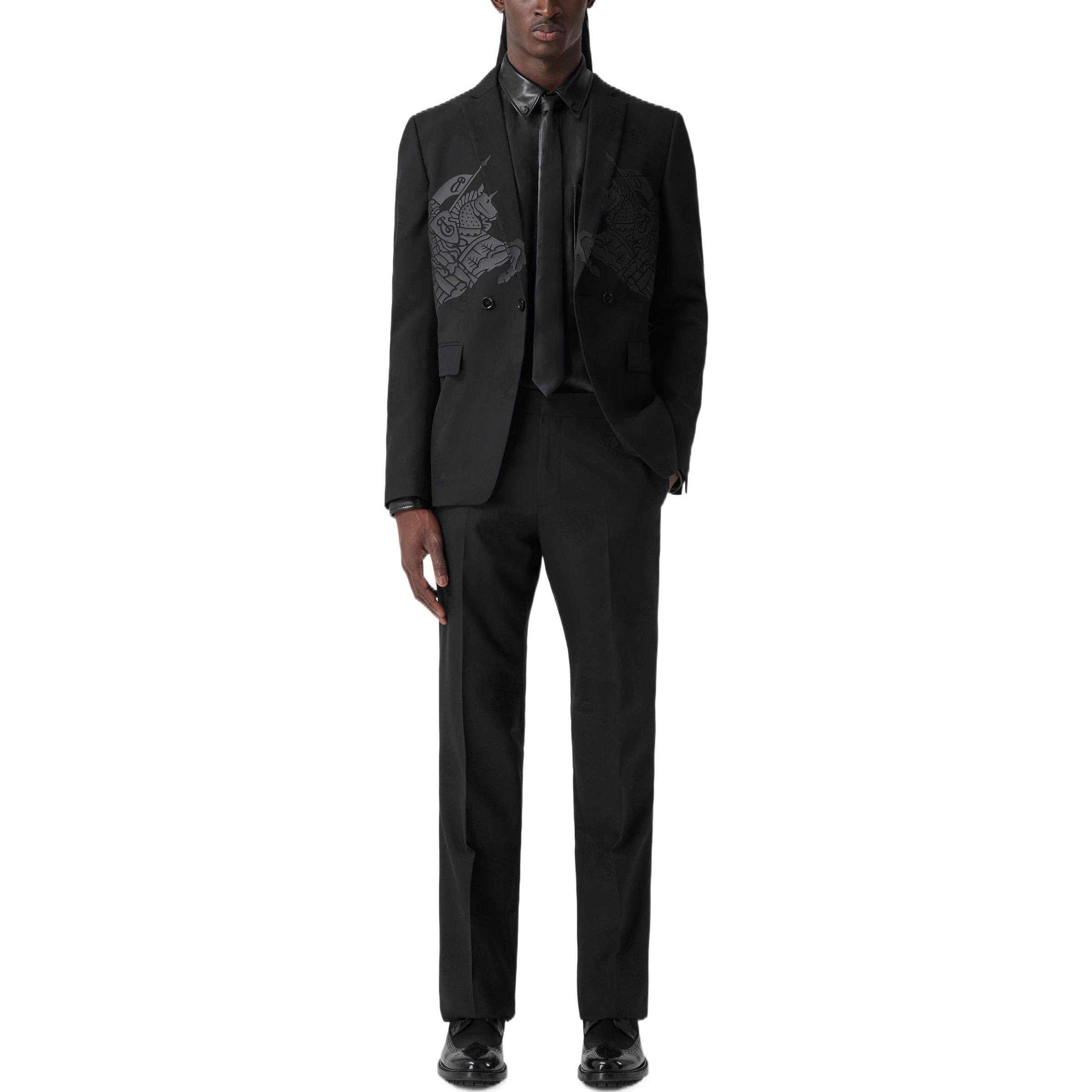 Lookbook Burberry SS23  Black Tailcoat Straight-Leg Casual Trousers. 80637701