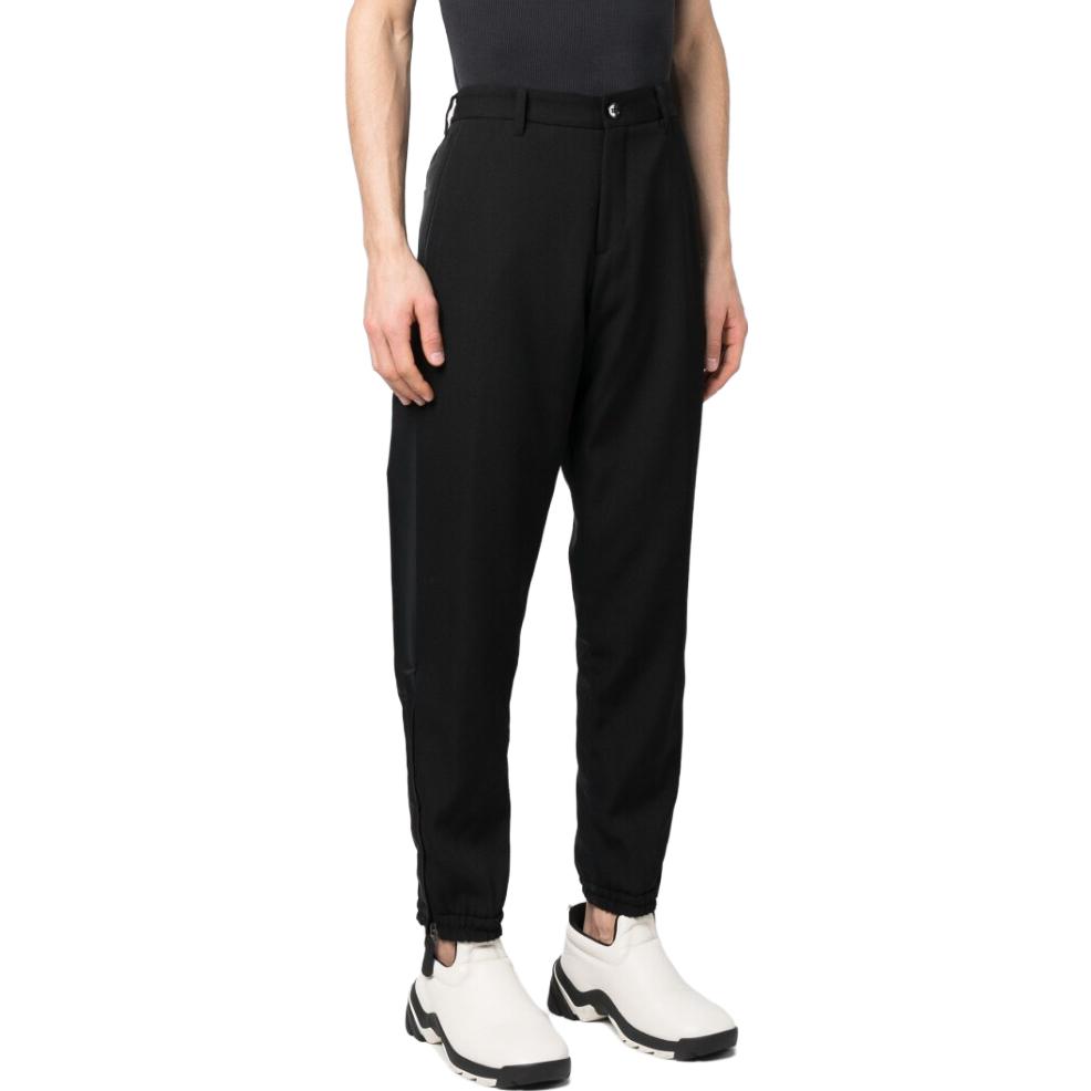 Details for Burberry Pantalones Casuales Negros SS23 con Diseño de Botón y Color Sólido. 80686821