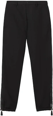 Burberry SS23 Black Wool Side-Zip Tapered Casual Pants. 80637301 Order Burberry SS23 Black Wool Side-Zip Tapered Casual Pants. 80637301