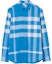 Order 버버리 SS23 블루 체크 긴소매 버튼다운 셔츠 액티브 스타일. 80659731