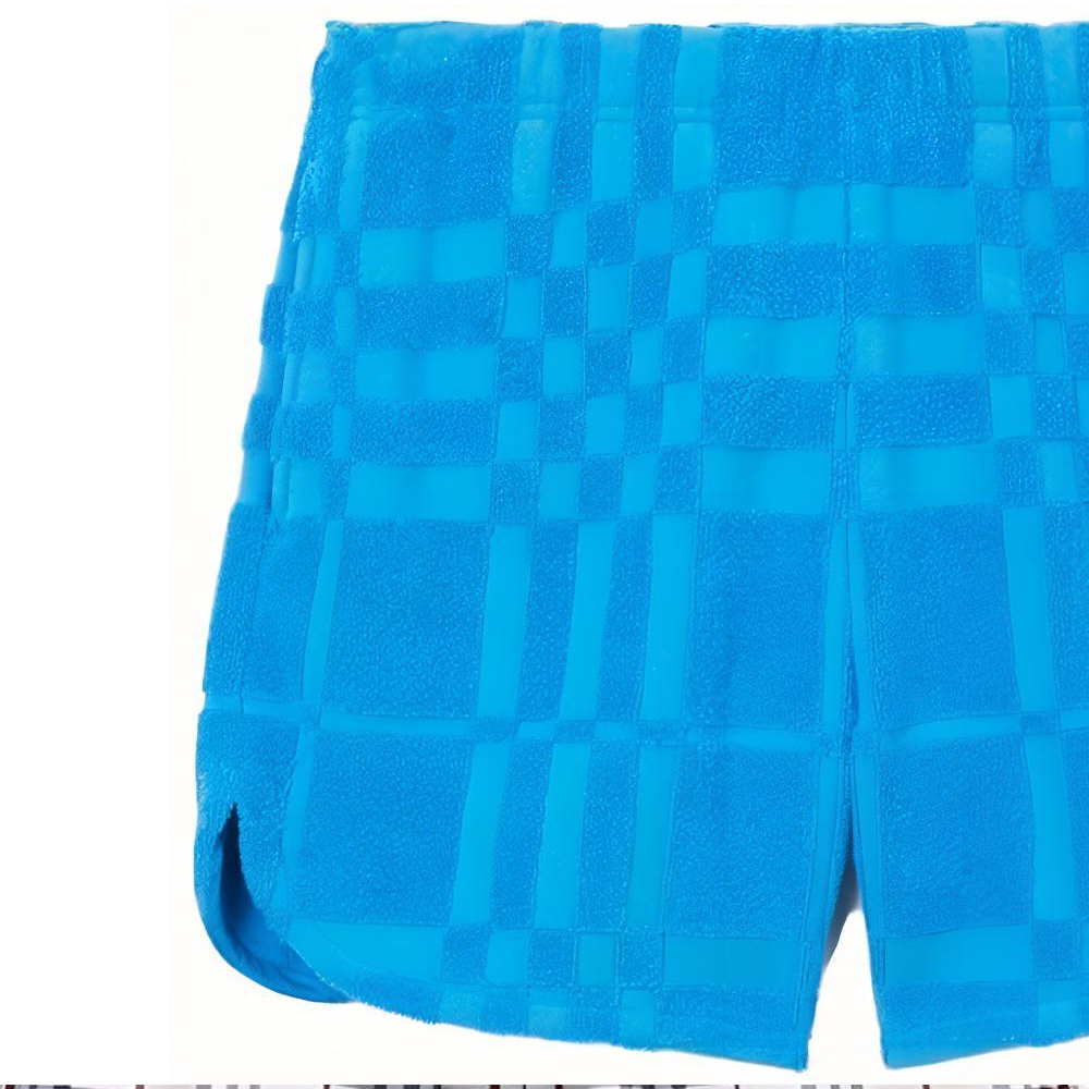 Burberry SS23  Blue Check Print Elastic Waist Casual Shorts. 80712481 圖 6