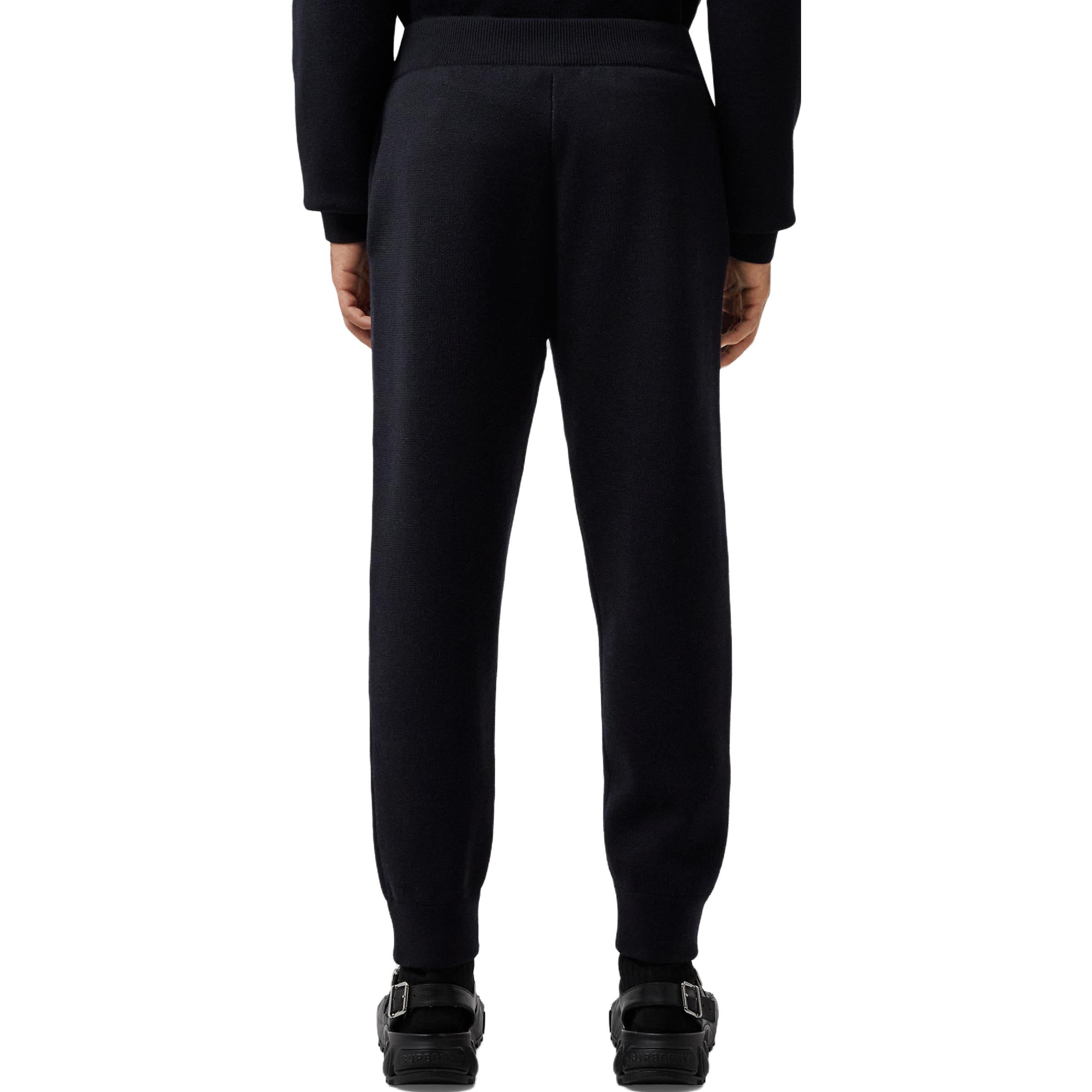 Purchase Pantalones Jogger Burberry SS23 Azul con Logo Bordado. 80650431