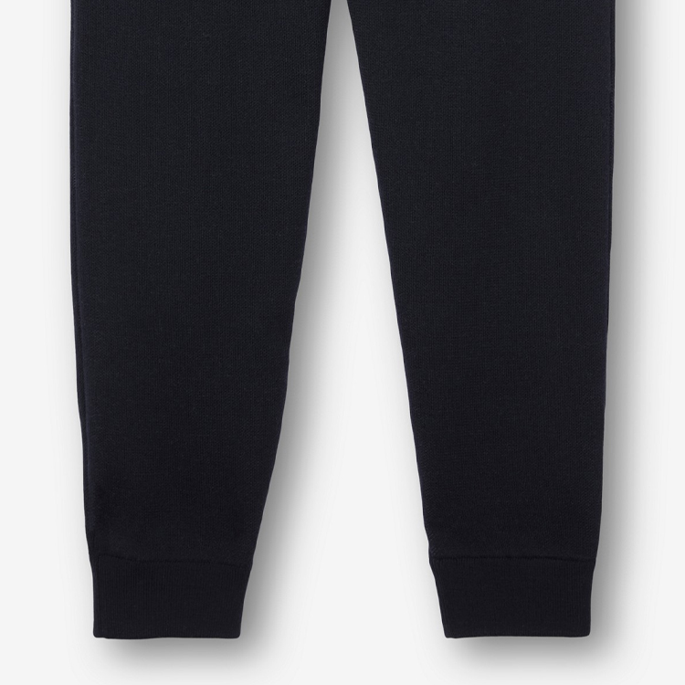 Details for Pantalones Jogger Burberry SS23 Azul con Logo Bordado. 80650431