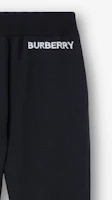 Sizing Burberry SS23 藍色刺繡標誌針織運動長褲 80650431