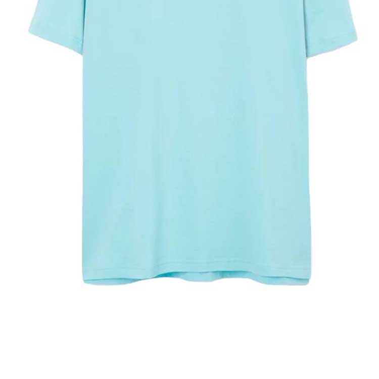 Burberry SS23  Blue Logo Print Loose Fit Crew Neck T-Shirt. 80714361 圖 7