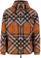 Order Burberry SS23 Jaket Cokelat Motif Kotak Berlapis. 80636891