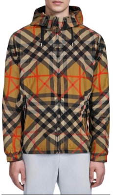 博柏利 SS23 棕色叠层格纹夹克. 80636891 Shop 博柏利 SS23 棕色叠层格纹夹克. 80636891