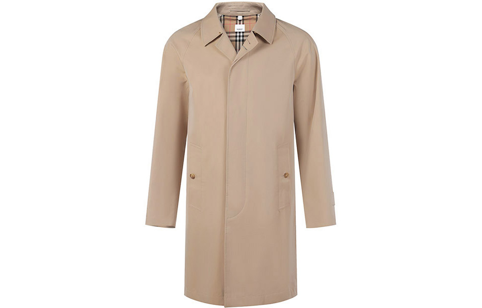 Buy 博柏利SS23卡姆登米色中长款风衣外套 80654641