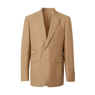 Burberry SS23 Camel Wool Mohair Blend Classic Solid Suit. 80637891