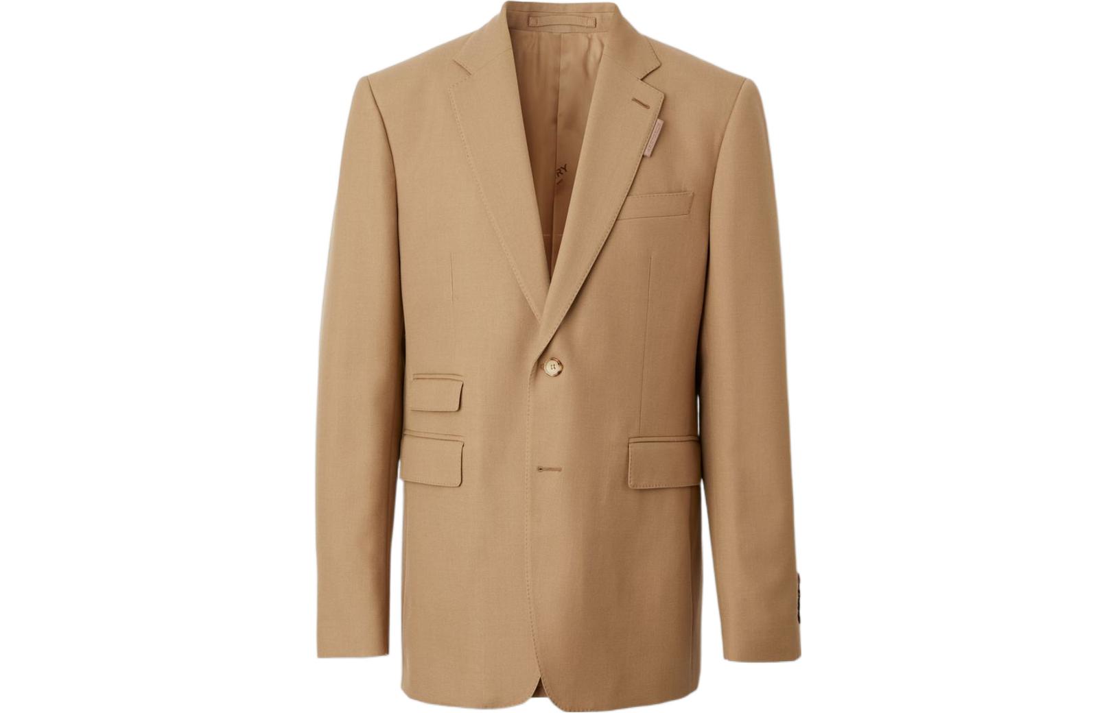 Burberry SS23  Camel Wool Mohair Blend Classic Solid Suit. 80637891 圖 2