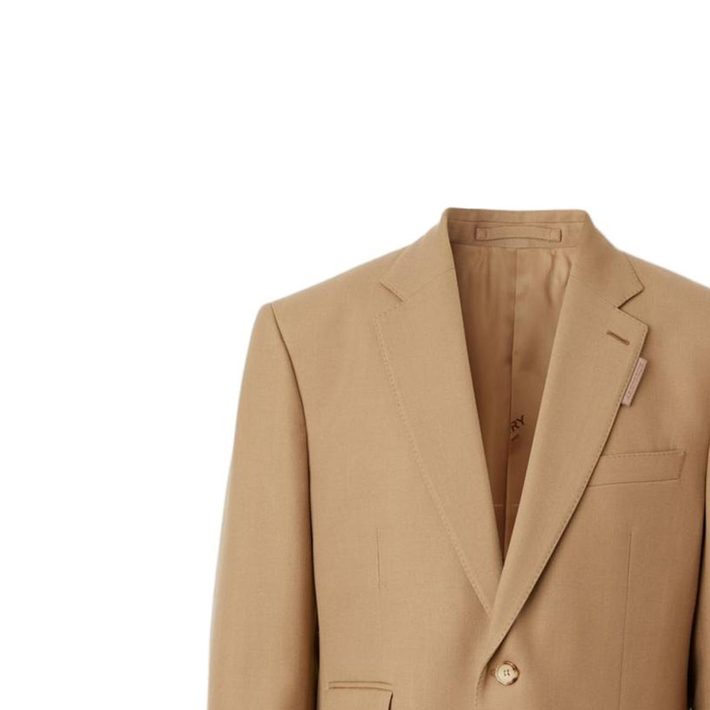 Burberry SS23  Camel Wool Mohair Blend Classic Solid Suit. 80637891 圖 6