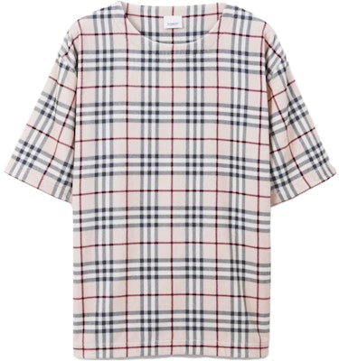 Burberry SS23 Check Crewneck Short Sleeve T-Shirt Beige. 80741741 Order Burberry SS23 Check Crewneck Short Sleeve T-Shirt Beige. 80741741
