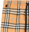 Sizing Burberry SS23 深橙色格紋抽繩泳褲。 80707671