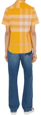 Burberry SS23 Check Single-Breasted Shirt Marigold Yellow. 80699931 Shop Burberry SS23 Check Single-Breasted Shirt Marigold Yellow. 80699931