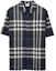 Buy Burberry SS23 格紋短袖襯衫 深藍色 80710261
