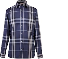 Camisa Burberry SS23 Clásica de Algodón a Cuadros de Manga Larga Azul 39835411 Order Camisa Burberry SS23 Clásica de Algodón a Cuadros de Manga Larga Azul 39835411