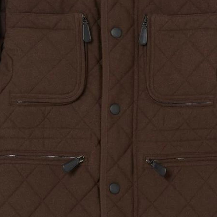 Burberry SS23  Corduroy Collar Long Sleeve Cotton Jacket Deep Brown 80608811 圖 7