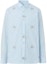 Order Burberry SS23 Crystal-Embellished Slim Fit Long Sleeve Shirt Light Blue 80641081