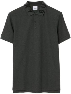 Burberry SS23 Polo Gris Oscuro Manga Corta con Detalle de Logo. 80675401 Order Burberry SS23 Polo Gris Oscuro Manga Corta con Detalle de Logo. 80675401