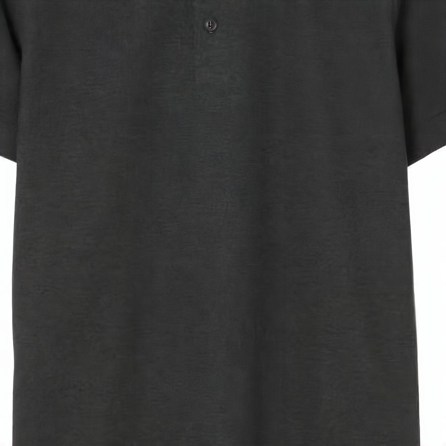 Shop Burberry SS23 Polo Gris Oscuro Manga Corta con Detalle de Logo. 80675401