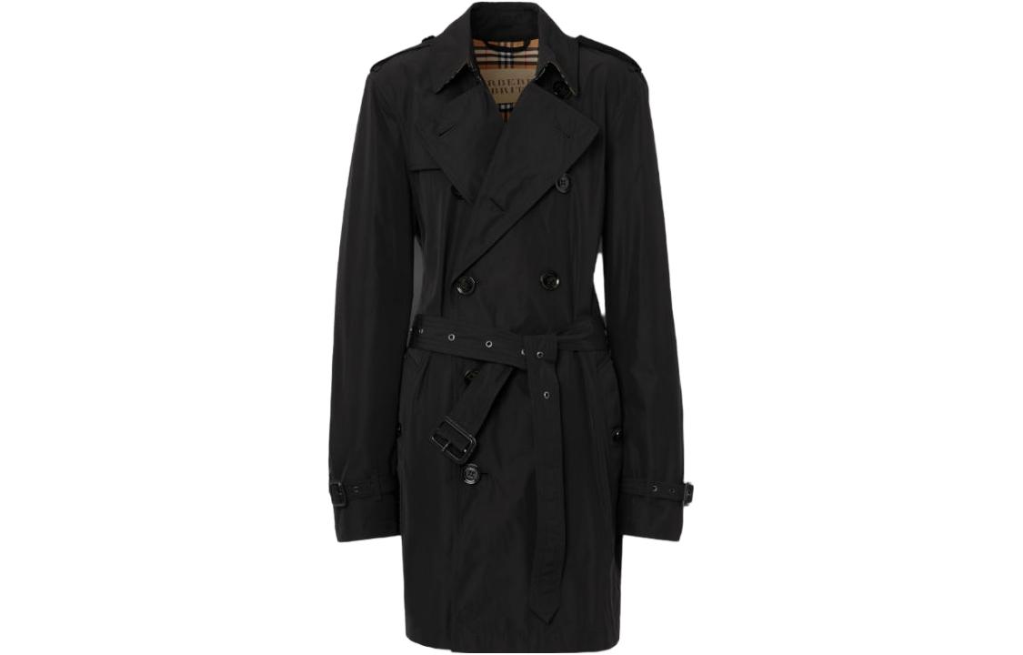 Burberry SS23  Double-Breasted Belted Trench Coat Black 80392101 圖 2