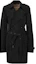 Order Burberry SS23 Double-Breasted Belted Trench Coat Black 80392101