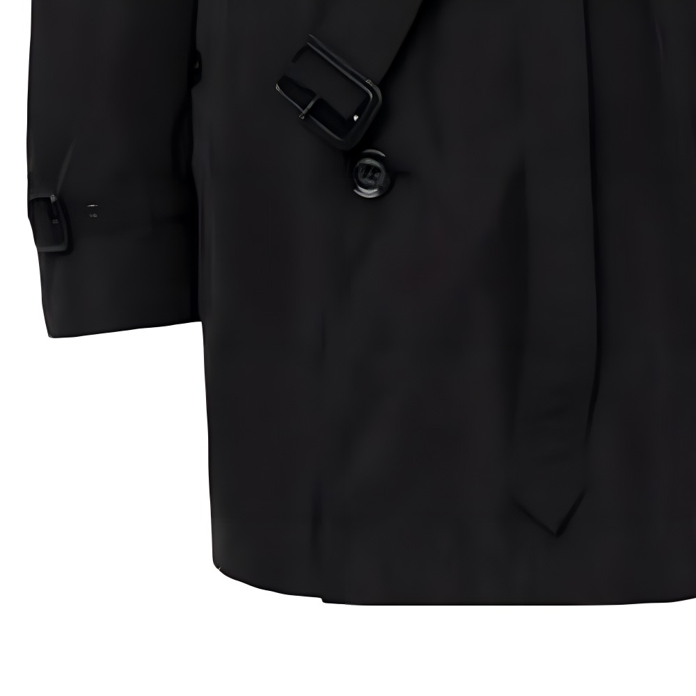 Burberry SS23  Double-Breasted Belted Trench Coat Black 80392101 圖 3