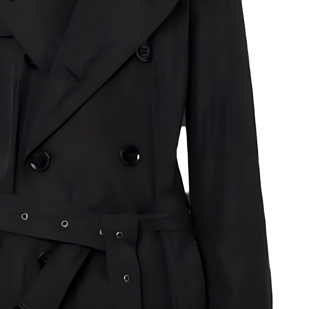 Burberry SS23  Double-Breasted Belted Trench Coat Black 80392101 圖 5