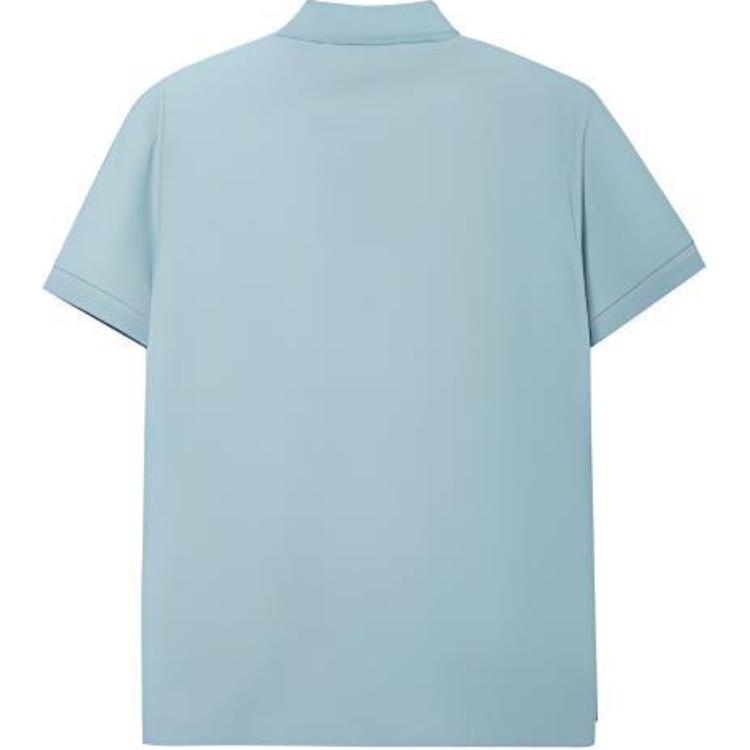 Burberry SS23  Duck Egg Blue Button-Up Short-Sleeve Polo Shirt. 80654041 圖 3