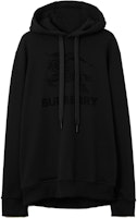 Burberry SS23 Embroidered Pullover Hooded Sweatshirt Black 80714551 Burberry SS23 Embroidered Pullover Hooded Sweatshirt Black 80714551
