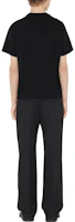 Purchase Burberry SS23 Camiseta Negra Bordada Caballero Ecuestre de Manga Corta. 80727751
