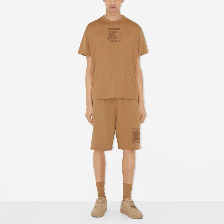 Burberry SS23  Equestrian Logo Embroidered Casual Shorts Beige. 80697691 圖 3