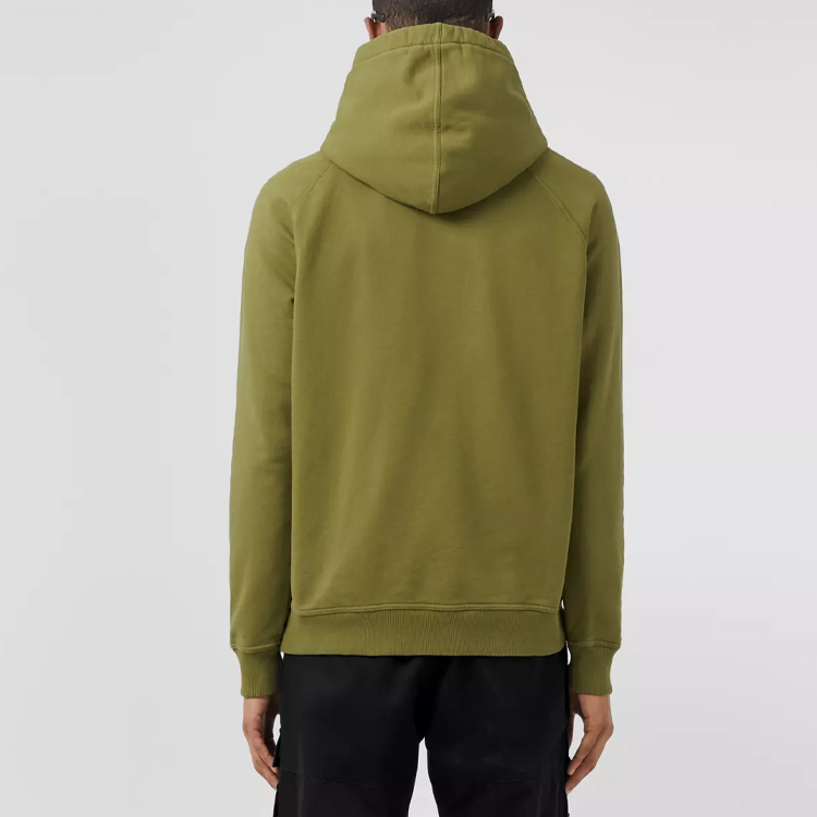 Burberry SS23  Green Solid Color Pullover Hoodie Long Sleeve Casual Wear 80651311 圖 4