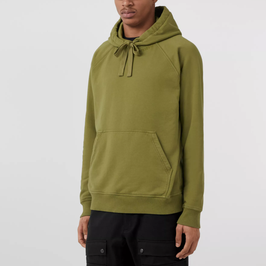 Burberry SS23  Green Solid Color Pullover Hoodie Long Sleeve Casual Wear 80651311 圖 5
