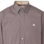 Lookbook Burberry SS23 Grey Long-Sleeve Shirt with Logo Embroidery Casual Style 80362871