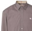 Shop Burberry SS23 Grey Long-Sleeve Shirt with Logo Embroidery Casual Style 80362871