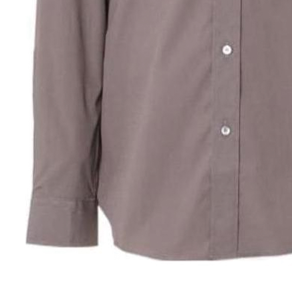 Purchase Burberry SS23  Grey Long-Sleeve Shirt with Logo Embroidery Casual Style 80362871