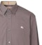 Sizing Burberry SS23 Grey Long-Sleeve Shirt with Logo Embroidery Casual Style 80362871