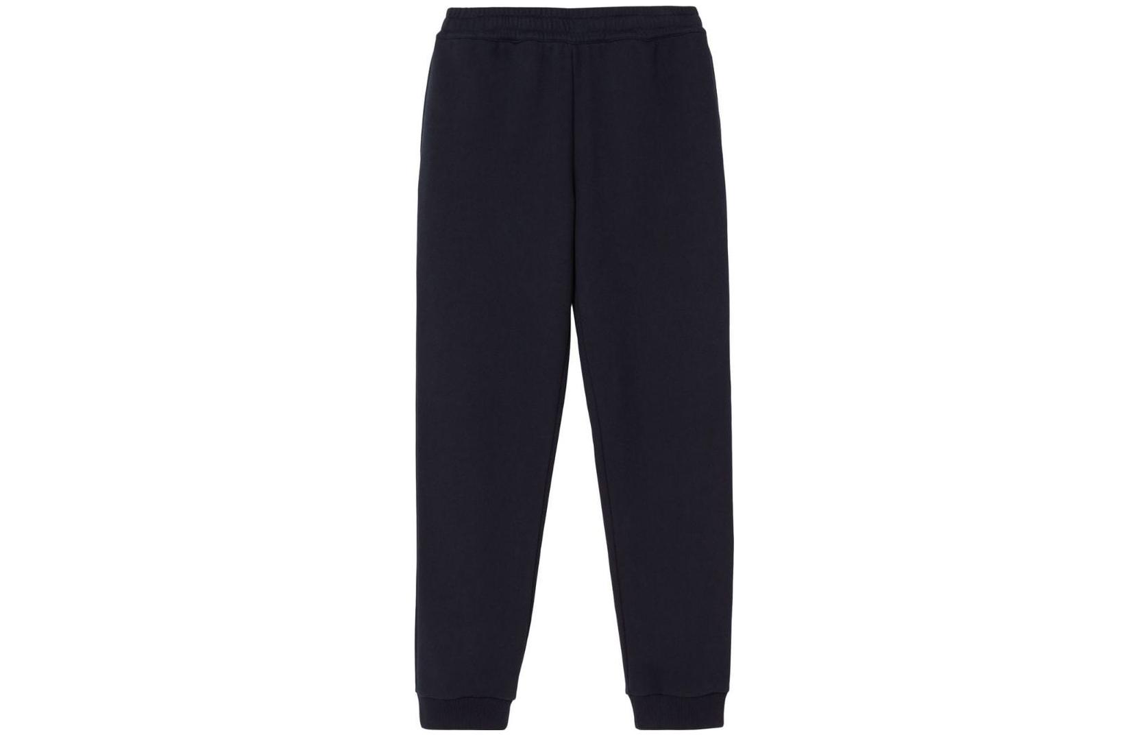 Burberry SS23  High-Waisted Knit Jogger Pants Navy Blue. 80654781