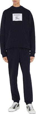 Pantalones Jogger Burberry SS23 de Punto de Talle Alto Azul Marino. 80654781 Lookbook Pantalones Jogger Burberry SS23 de Punto de Talle Alto Azul Marino. 80654781