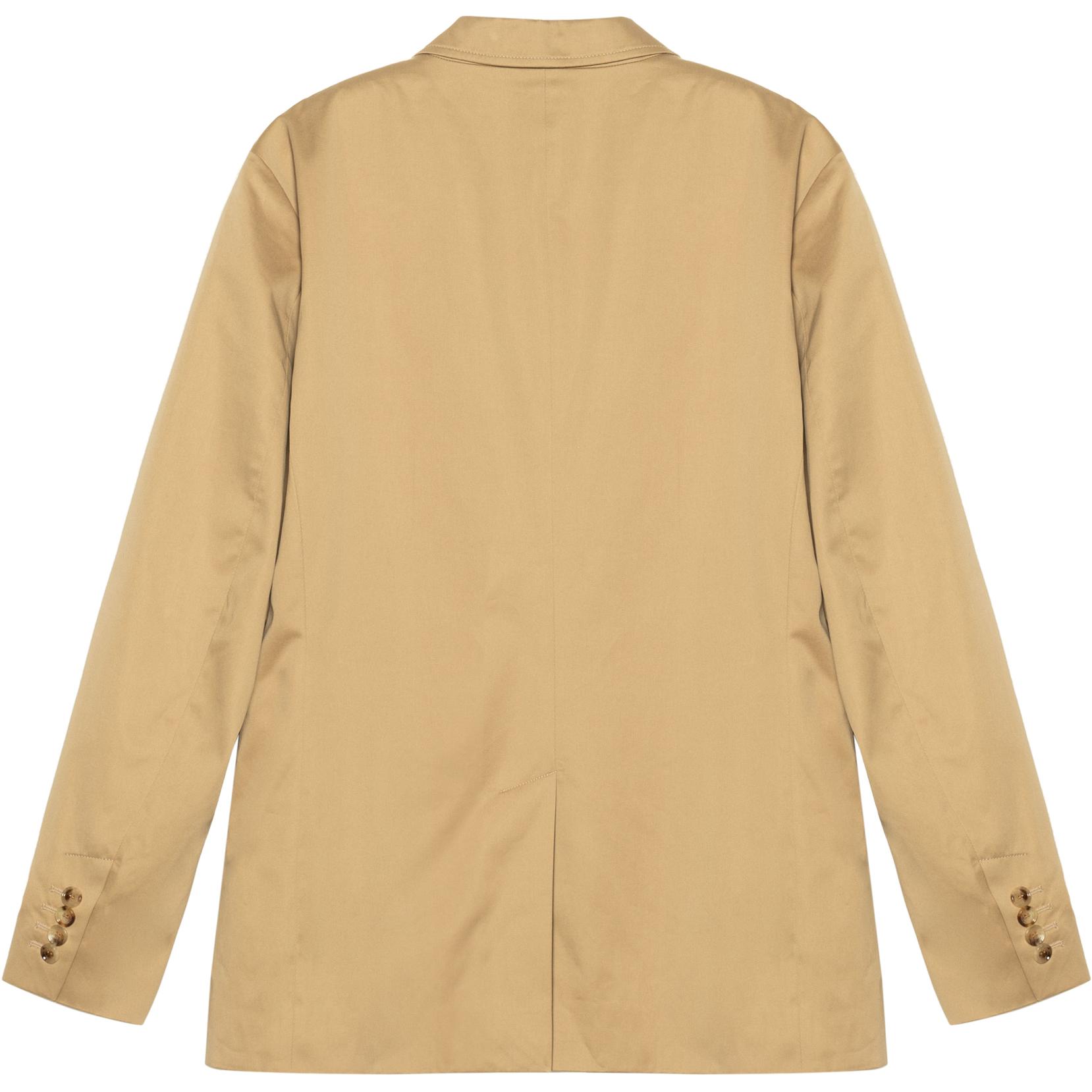 Burberry SS23  Khaki Single-Breasted Long-Sleeve Blazer Jacket. 80655521 圖 4