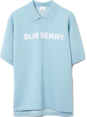 Burberry SS23 Camiseta Polo Azul Claro con Logo de Letras. 80655711 Order Burberry SS23 Camiseta Polo Azul Claro con Logo de Letras. 80655711