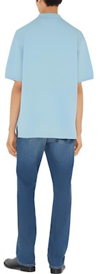 Burberry SS23 Camiseta Polo Azul Claro con Logo de Letras. 80655711 Shop Burberry SS23 Camiseta Polo Azul Claro con Logo de Letras. 80655711