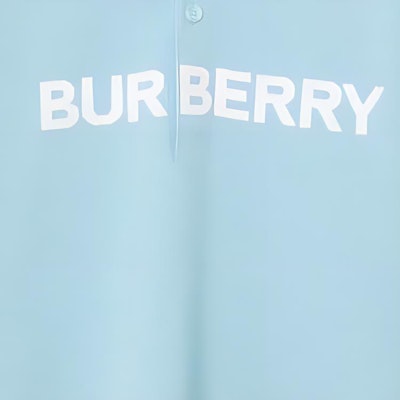 Burberry SS23 Camiseta Polo Azul Claro con Logo de Letras. 80655711 Details for Burberry SS23 Camiseta Polo Azul Claro con Logo de Letras. 80655711
