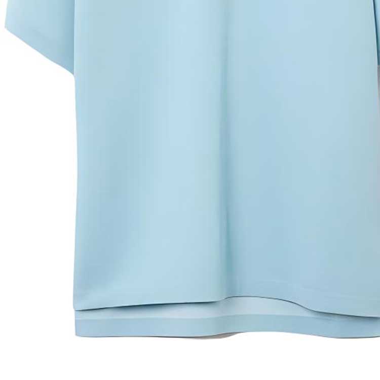 Sizing Burberry SS23 Camiseta Polo Azul Claro con Logo de Letras. 80655711